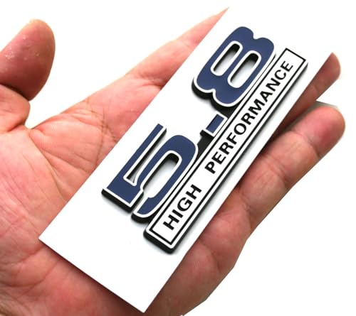 Image of 2pcs 5.8 High Performance Engine Emblems Badge 3D Decals Stickers Cars Trucks (Blue)