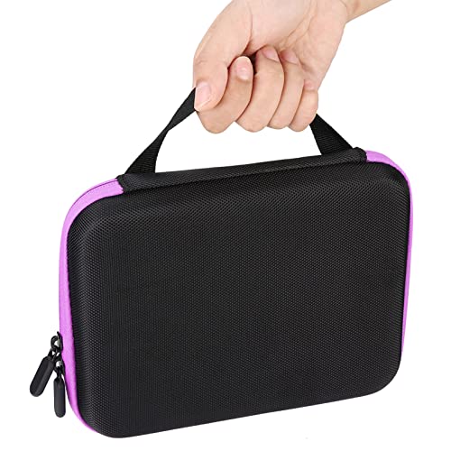 Raguso Bolsa de armazenamento de óleo essencial com 63 compartimentos para esmalte de unhas de belez