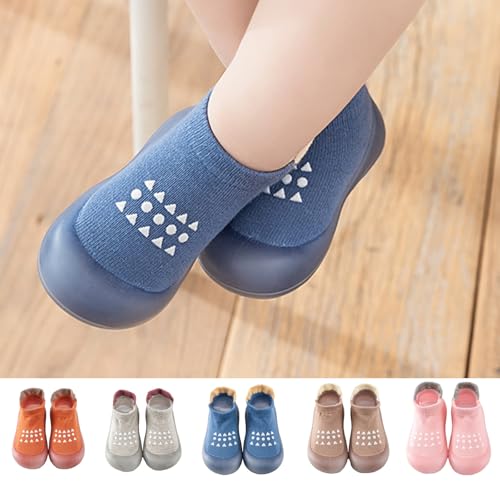 Baby Sock Shoes Baby Walking Shoes Infant Non-Slip Breathable Slippers with Soft Rubber Sole Baby Boys Girls Sneakers 6