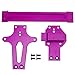 VGEBY RC Car Radio Tray, Aluminum Alloy RC Radio Tray Second Floor Board RC Radio Tray Upgrade Parts Fit for WLtoys 1/12 124019 RC Car(Purple) Wltoys 124019 Upgrades Losi Rc Car