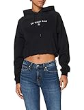 Nicht zutreffend Calvin Klein Jeans Damen Inst Round Hoodie Pullover, Ck Black, XL