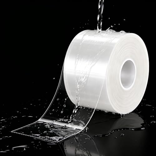 Kneelisa Window Sealing Tape 2 in x 33 ft,20 Mil Thick,Clear Acrylic