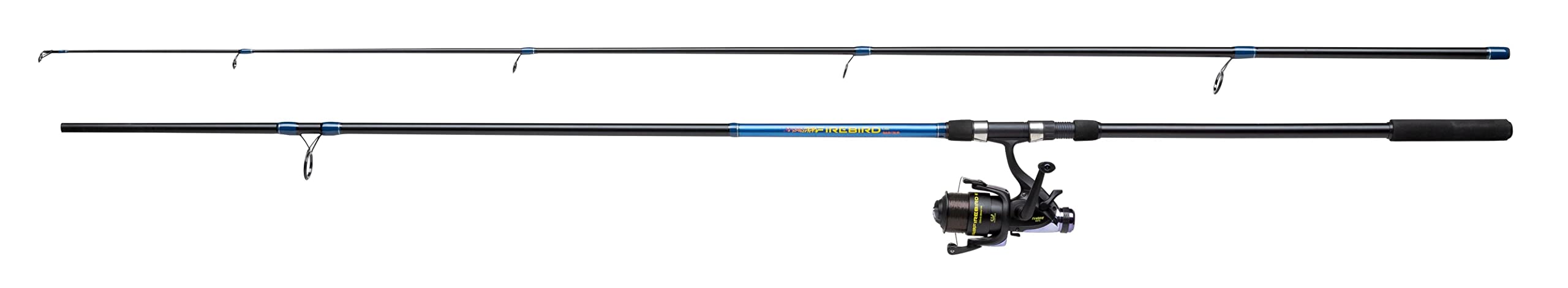 Firebird Carp Karpfen Ruten und Rollen Combo Set, Blue/Black