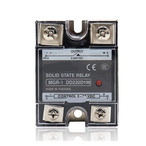 Relais à semi-conducteurs SSR-100DD 100A à commutation rapide sans usure mécanique