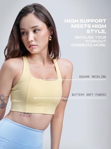 Image of CAVA Butter Yellow Ultra Support Sports Bra