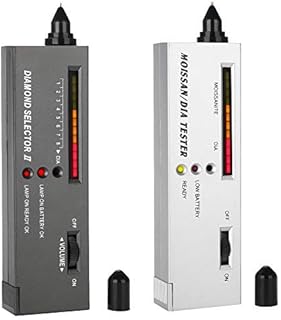 Digital Accuracy Diamond Tester Tool, Jeweler Diamond Tester Gemstone Detector Selector, Moissanite Hardness Test Tool Jewelry Gems Tool with Case for Novice and Expert