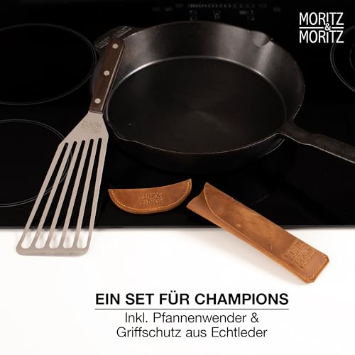 Poêle en fonte antiadhésive 28 cm Moritz & Moritz pour cuisson saine - 8