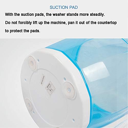Portable Stacked Washer and Dryer Combo Mini Manual Washing Machine All in One Non-Electric Compact RV Laundry Machine
