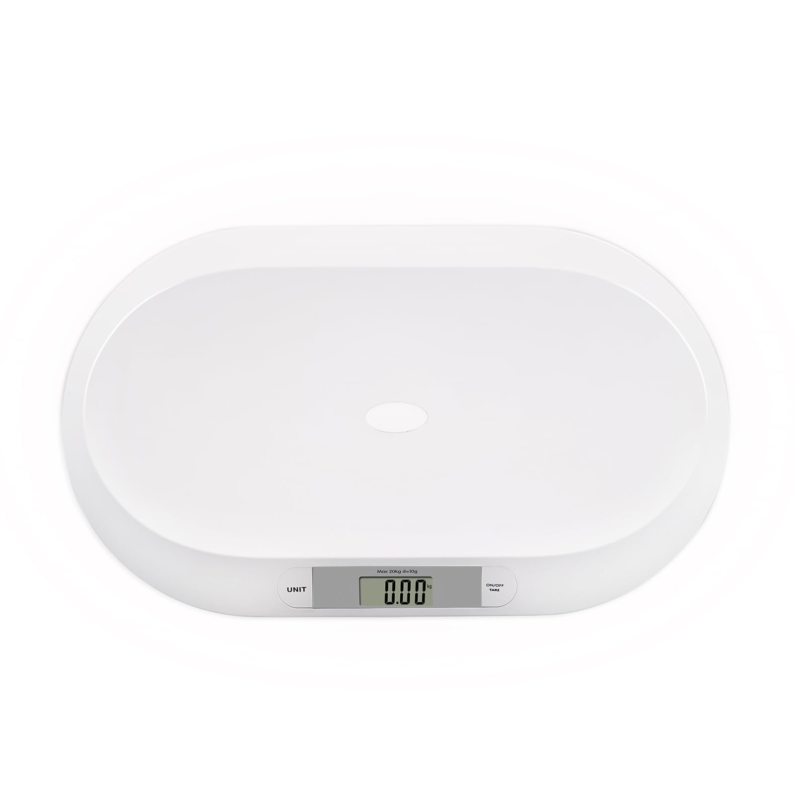 Naroote Kleinkindwaage, Leichtes, Kompaktes Design, Leicht Ablesbares LCD-Display, Digitale Waage für Baby-KG/LB-Einheiten, Geeignet für Kleinkinder