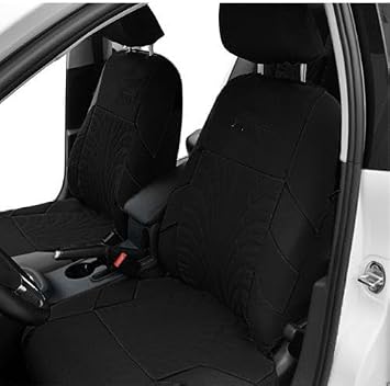 4 Pcs Polyester Car Seat Covers Full Set Heavy Duty Fabric Seat Protector for BYD Seal U DM-i 2024 2025 2026, Airbag Compatible Machine Washable Interior, black