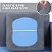 hyha Waterproof Couch Cushion Covers, Stretch Sofa Couch Seat Slipcover for Dog Washable, Non-Slip Waterproof Outdoor Cushion Covers for Patio Furniture Replacement (1 Piece for Small, Grey)