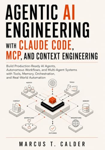 AGENTIC AI ENGINEERING WITH CLAUDE CODE, MCP, AND CONTEXT ENGINEERING: Build Production-Ready AI Agents, Autonomous Workflows, and Multi-Agent Systems with Tool, Memory, Orchestration, and Automation