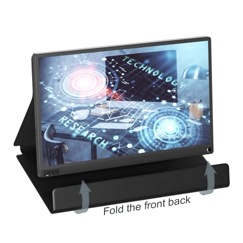 Ounshli Portable Monitor For Laptop 16.1 Inch Full Hd 1080P Dual Computer Monitor Usb C Hdmi With Speakers, Flat Travel Monitor For Macbook Pro Ps4 Ps5 Pc, Smart Cover&Screen Protector Included… #TOP3