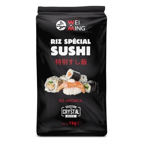 Riz Spécial Sushis GRAND BADON authentique sélection Crystal Rice Japonica 3kg