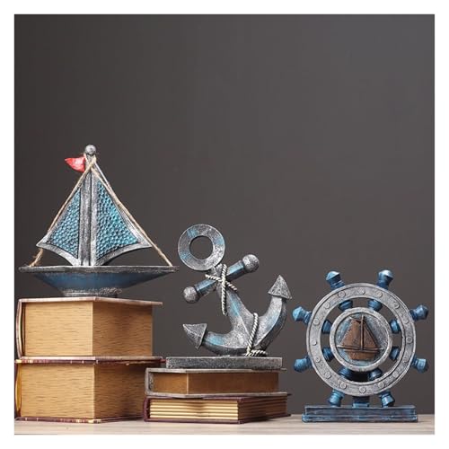 Sculptures et accessoires décoratifs en résine orange de qualité supérieure