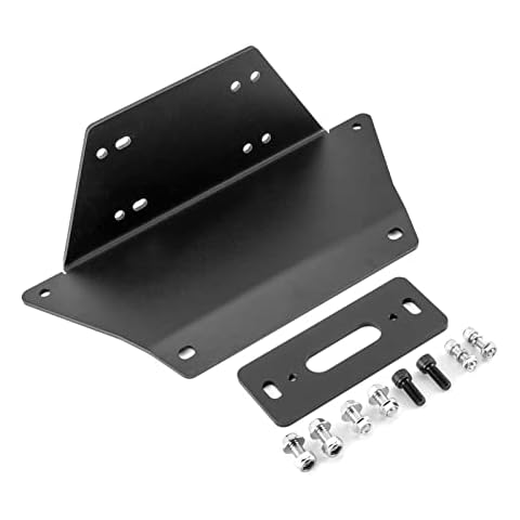 WeiSen Winch Mount Bracket Plate Compatible with Polaris Ranger 1000 900 570 XP Crew 2013-2024, Fit Ranger PRO XD Crew 2019-2024 Cover