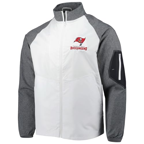 Image of Dunbrooke Men's NFL Hurricane Raglan Full-Zip Windbreaker Jacket