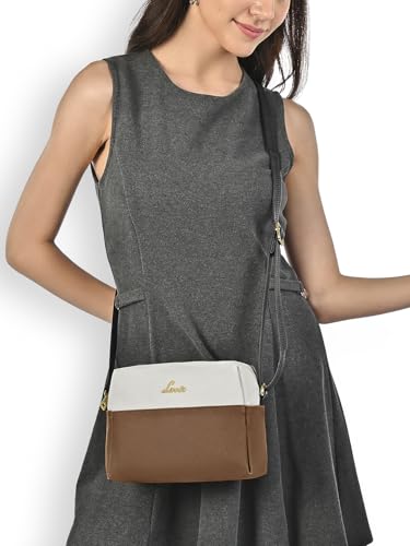 Image of Lavie Women's Ellen Colourblock Horizantal Cross Body Sling Bag | Ladies Purse Handbag | Gift for Women