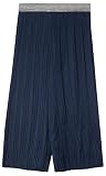 s.Oliver Plisseehose mit Wide Leg und Glitzerbund