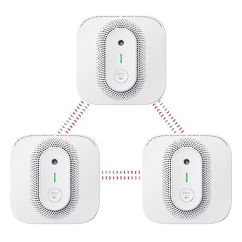 X-Sense Combination Smoke and Carbon Monoxide Detector with Voice Location, Wireless Interconnected Smoke Detector Carbon Monoxide Detector Combo, Model XP02-WR, 3-Pack X-Sense Combination Smoke and Carbon Monoxide Detector with Voice Location, Wireless Interconnected Smoke Detector Carbon Monoxide Detector Combo, Model XP02-WR, 3-Pack