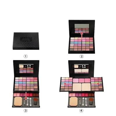 Women S Makeup Palette Set Eye Shadow Lip Gloss Primary Multi Function Box