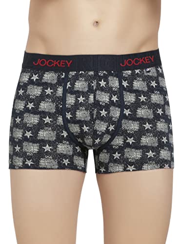 Image of Jockey Men's Cotton Printed Trunks