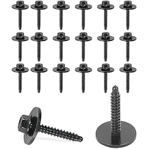 bylikeho 20 PCS Car Bolts,Auto Parts Automotive Bolts,Bumper Cover Splash Shield Fender Liner Bolt,Car Accessories Automotive Fastener Fender Bumper Cover Wheelhouse Bolt Screw,Replace 11570498
