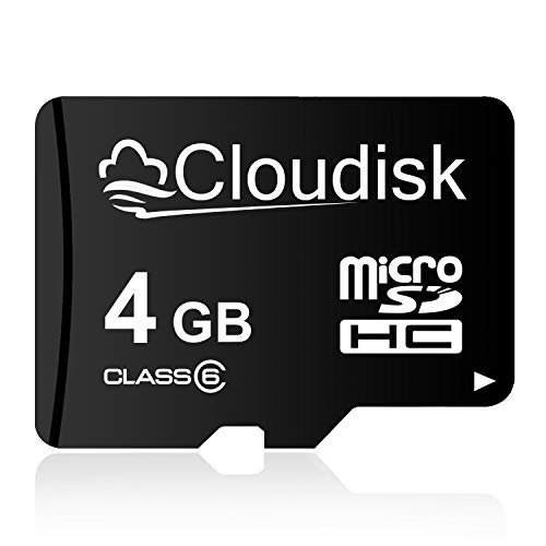 Cloudisk 4GB microSDHC Tarjeta de Memoria Tarjetas microSD, C6 4GB Micro SD Card
