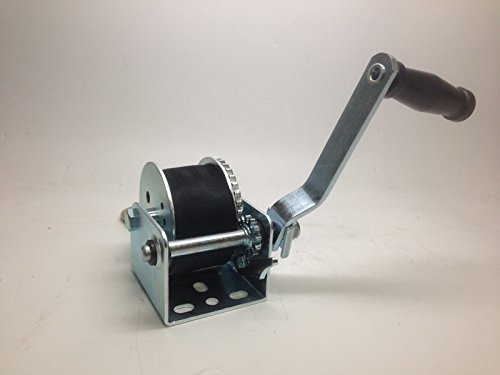 Winche para remolque de bote marino con correa de nailon 800 lbs miniatura 4