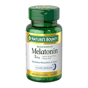 Nature’s Bounty Melatonin 3mg...