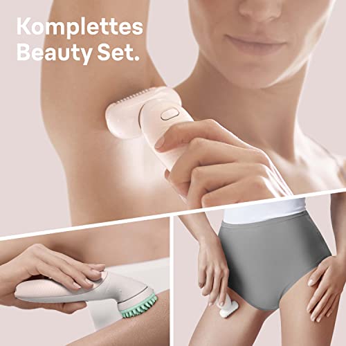 Braun Braun Silk Épil 9 Flex Beauty Set Epilierer Damen Aufsätze Gesichtsepilierer Tasche Mit Flexiblem - Image 7