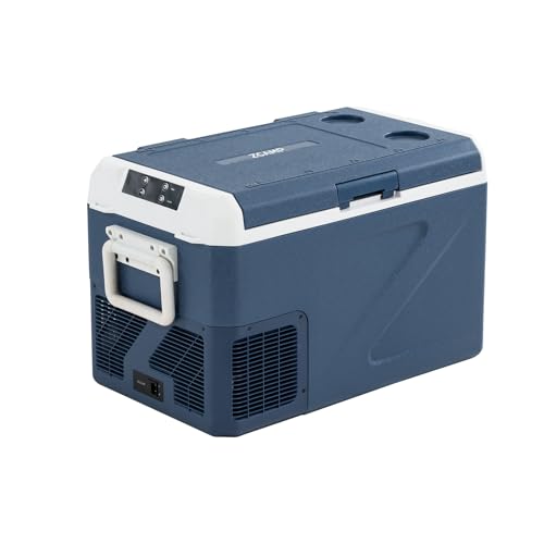 Image of ICF31 12 Volt Car Refrigerator,34QT /32L Portable Freezer Electric Cooler -4℉~68℉,12 /24V DC 100-240V AC Car Fridge for Camping, Road Trips, RV, Truck