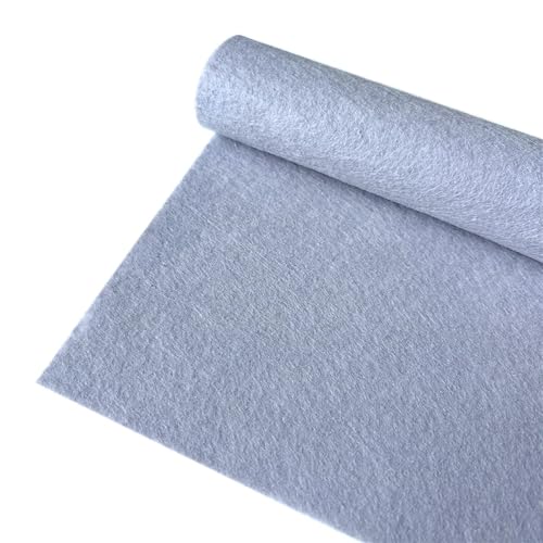 Feuille de feutre de qualité supérieure pour décoration intérieure gris clair 40x90cm