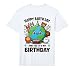 Happy Earth Day It's My Birthday Born On Earth Day 2025 Kids Performance T-Shirt