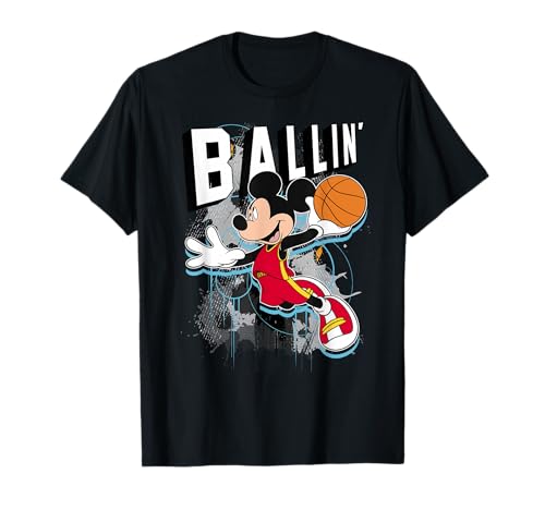 T-shirt Mickey Mouse Ballin' Portrait l'idée cadeau idéale pour les fans
