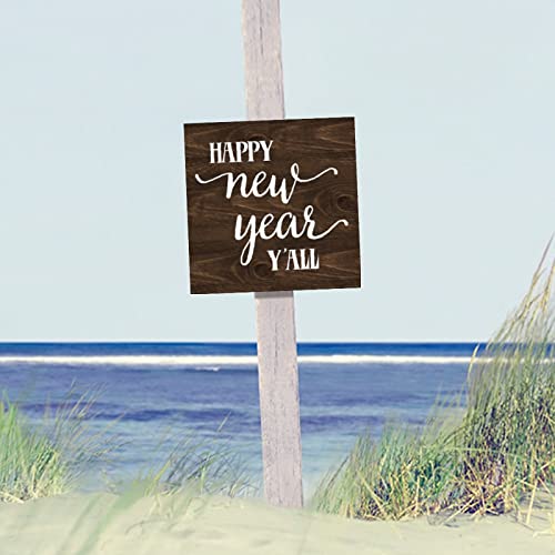 Plaque murale en bois Happy New Year pour habiller un mur vide et triste
