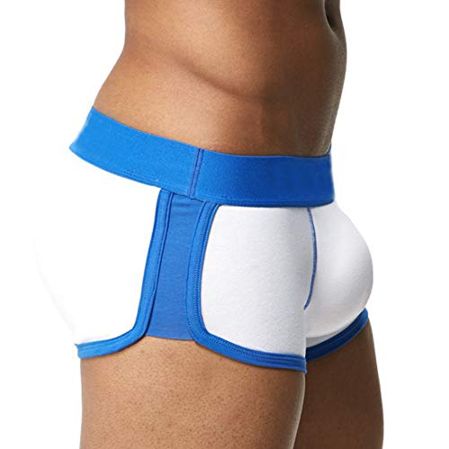 Men's Underwear Swimwear Briefs Pad Bulge Enlargement Sexy Sponge Mats Coasters Swimming Trunks Thongs Shorts Cups（6Pack）4