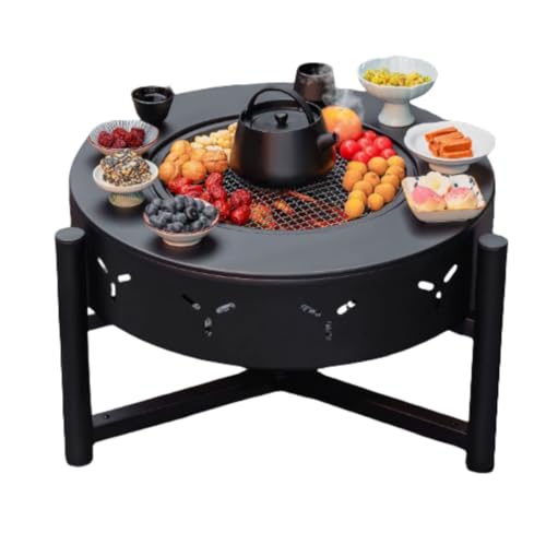 Tonain �t�@�C���[�s�b�g �e�[�u�� �o�[�x�L���[ ��l�� �͘F���ē� ��^ �����Α�W�t�� BBQ�O���� �ϔM�� 5�l�`10�l���炢�œK1�䑽�� ���� �� �ƒ�p ���O �L�����v�p (�u���b�N)