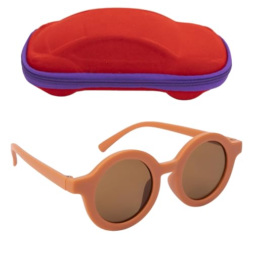 Image of Koochie-Koo Plastic Classic UV Protected Round Shaped Stylish Plastic Sunglass Mirror Sunlight Goggles Eyewear, Sunglasses Baby Boys & Girls, 2-6 Years (Set of 1)