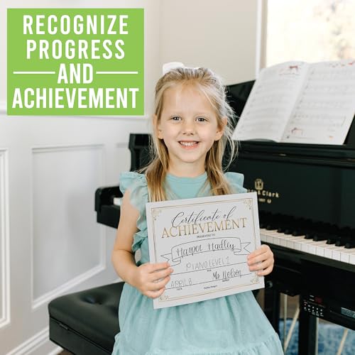 Premium Real Gold Foil Certificate of Achievement Awards -25 Bulk Award Certificates for Students & Employee of the Month, Certificate Paper, Superlative Academic Excellence Certificates of Completion - Image 7