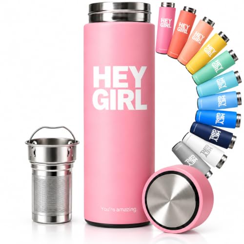 Hey Girl Tea Infuser Bottle 450ml