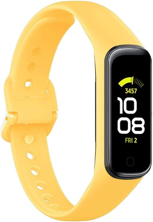 Replacement Bands Compatible with Samsung Galaxy Fit2 SM-R220,Silicone Adjustable Classic Accessory Wristband Fitness Straps Compatible with Samsung Galaxy Fit2 for Women Men