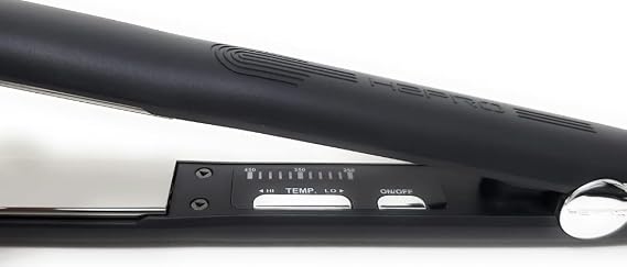 H2PRO Mikro Black Diamond Nano Hi-Tech Flat Iron Titanium 1 inch