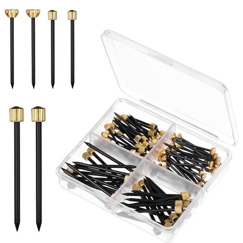 Image of 90PCS Picture Hanging Nails, Nails for Hanging Picture, 3 Sizes Wall Decorative Nails, Decor Pictures Frame Kit, Hanging Hardware Tool Hangers, Picture Hangers Photo Hanger, Frame Hanger for Wall