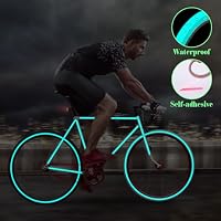 4 Rollen Fluoreszierendes Klebeband, Neon Klebeband Wasserdicht, Leuchtband – Ansicht 4