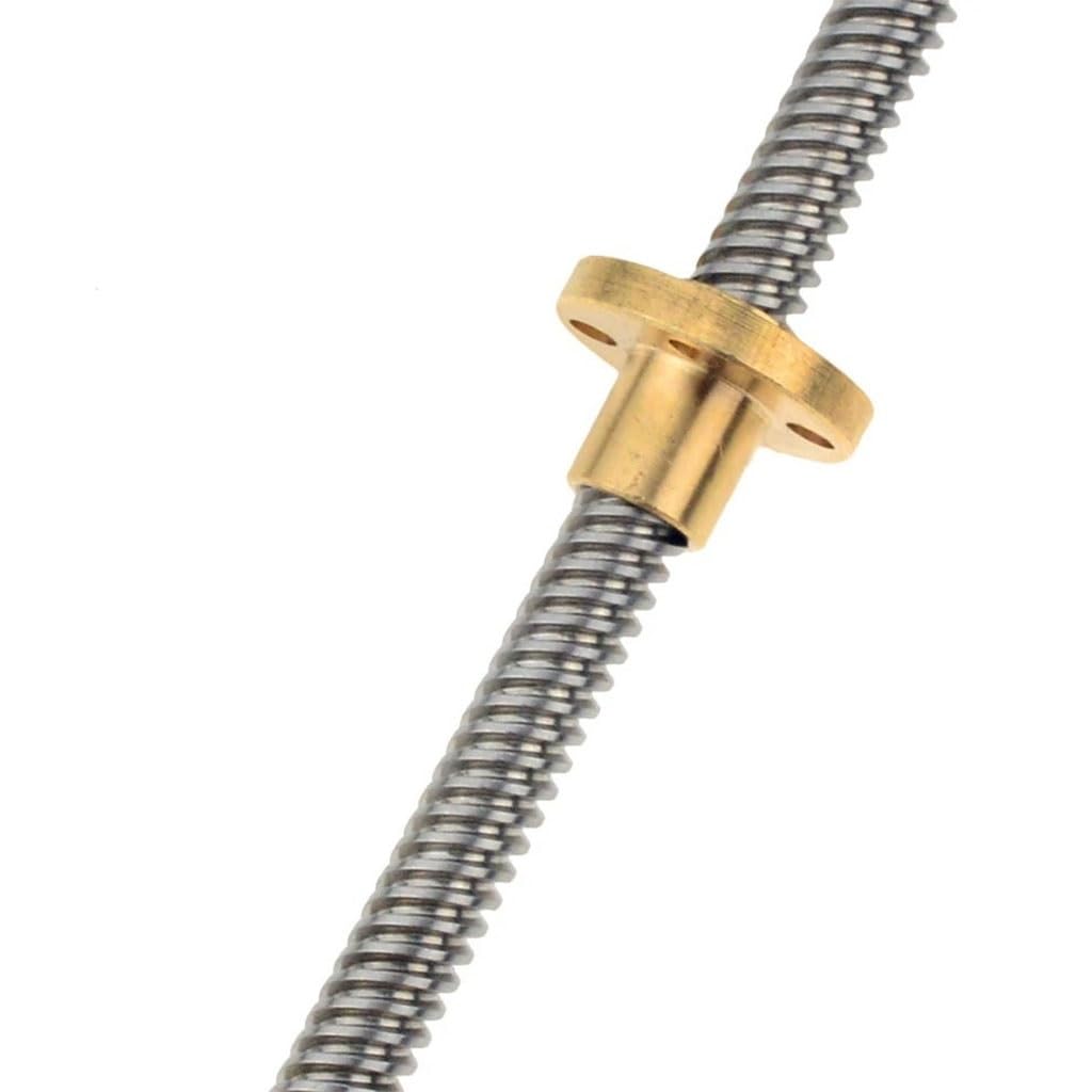 Kit de vis à tête verticale T8 8 mm avec support de roulement KP08 et accouplement flexible pour imprimantes 3D, machines de gravure, pièces de contrôle de mouvement de précision
