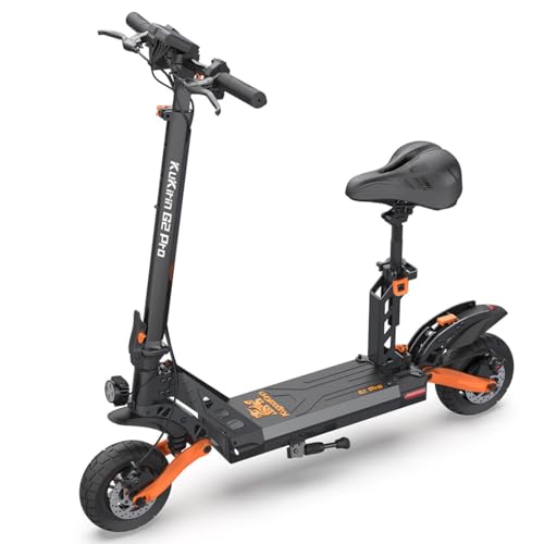Patinete eléctrico Plegable Kinsella KU-Kirin G2 Pro de 9 Pulgadas, batería de 15,6 Ah, último Vuelo de 58 km, Asiento Personalizado