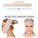 Post Surgery Chin Compression Garment, Chin Strap Band, Face Lift Kit, Chin Lift, Face Slimmer, Jowl Tightening (Beige)