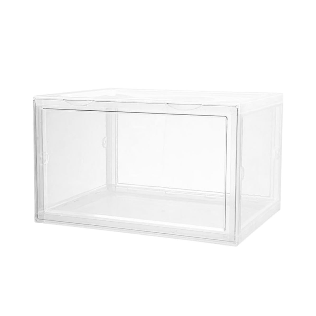 Caja de zapatos para uso doméstico transparente y apilable en el vestidor SOIMISS