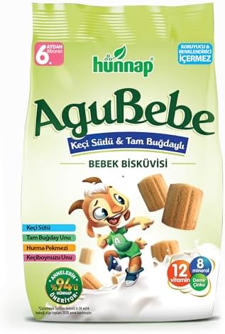 Hünnap-Keçi Sütlü Bebe Bisküvisi 2 Paket - Görsel 2